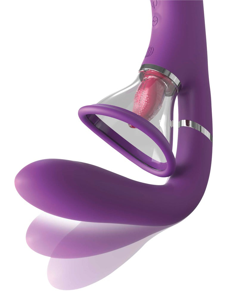 Fantasy For Her Her Ultimate Pleasure Pro · vibrátor se sacím jazýčkem