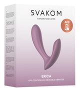 SVAKOM Erica · kalhotkový vibrátor ovládaný aplikací · růžová