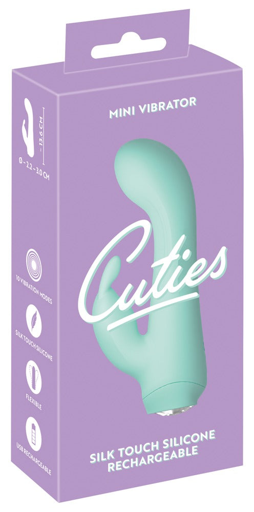 Cuties Mini Vibrator Green 4. generace · mini rabbit vibrátor