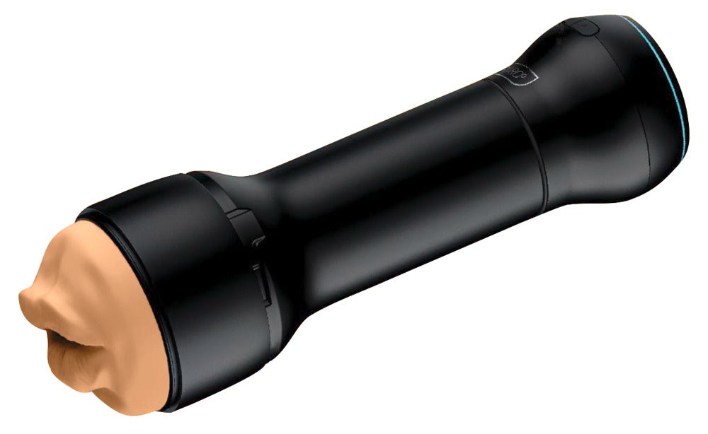 Kiiroo PowerBlow a FeelVictoria Mouth · kombo masturbátoru se sacím nástavcem