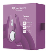 Womanizer Liberty 2 · tlakový stimulátor klitorisu · fialová