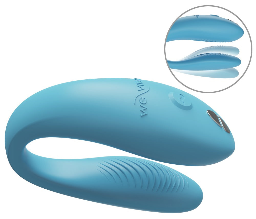 We-Vibe Sync Go · párový vibrátor s ovládáním v aplikaci · tyrkysová