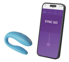 We-Vibe Sync Go · párový vibrátor s ovládáním v aplikaci · tyrkysová