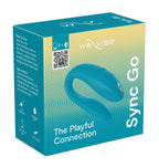 We-Vibe Sync Go · párový vibrátor s ovládáním v aplikaci · tyrkysová
