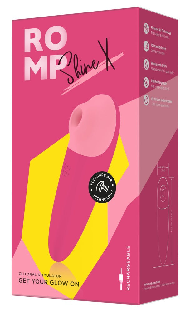 ROMP Shine X · tlakový stimulátor klitorisu