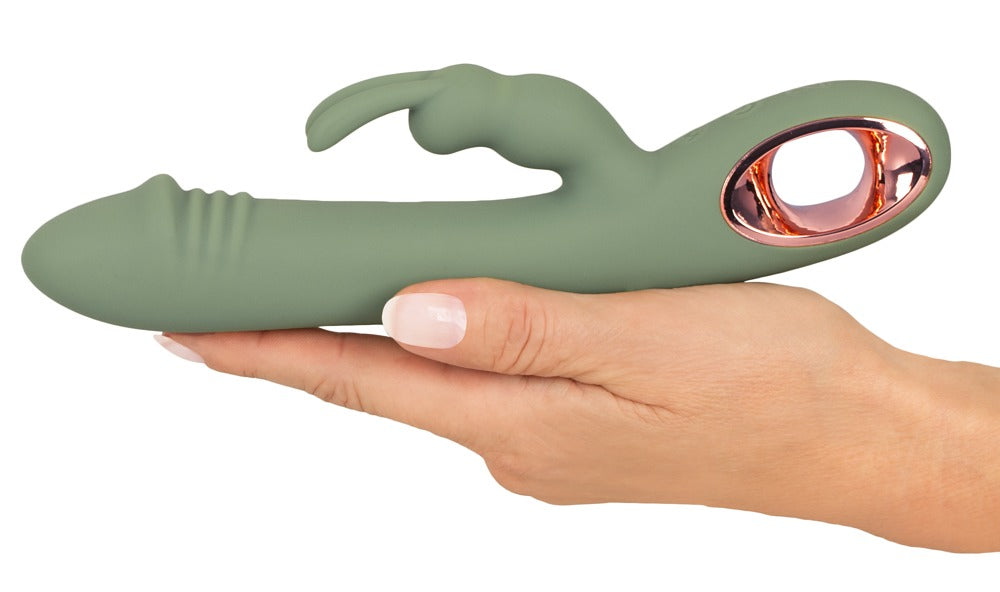 You2Toys Slim Rabbit Olive · štíhlý rabbit vibrátor se stimulací klitorisu