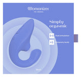 Womanizer Blend · stimulátor klitorisu a bodu G · modrá
