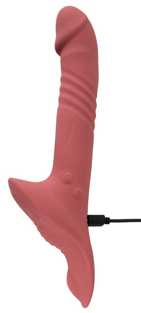 You2Toys Your Strap-On Vibrator Pink · přirážecí vibrátor s tangy a ovladačem