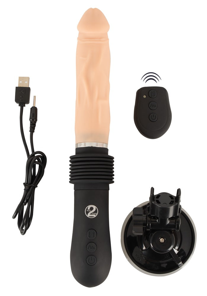 You2Toys RC Fucking Machine 3 · přirážecí vibrátor s přísavkou a ovladačem
