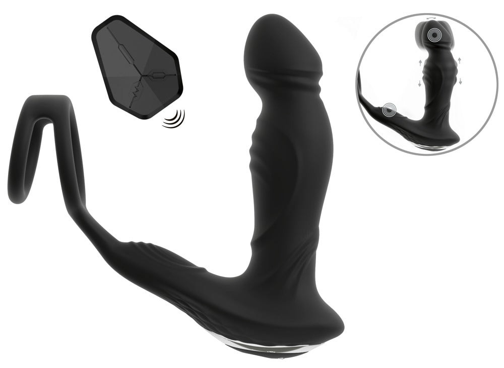 Rebel RC Vibrating Prostate Plug · vibrační kolík na prostatu s pohyblivými kroužky
