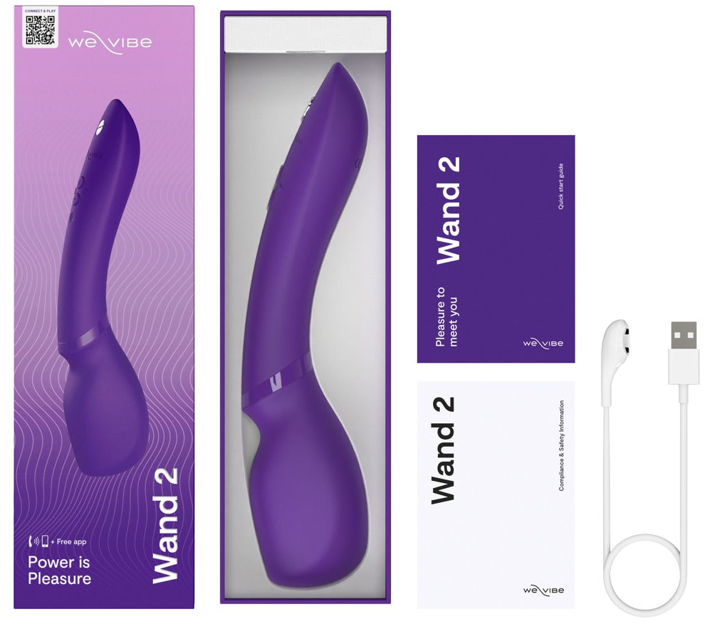 We-Vibe Wand 2 · masážní hlavice s ovládáním přes aplikaci