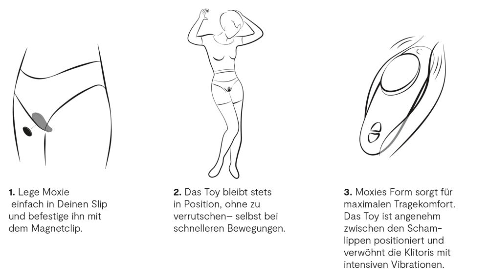 We-Vibe Moxie+ · vibrátor do kalhotek s dálkovým ovládáním