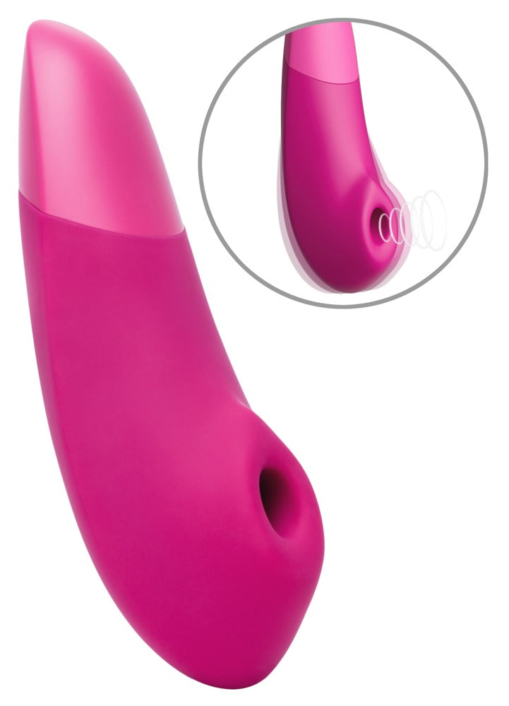 Womanizer Enhance · tlakový stimulátor klitorisu s vibracemi · růžová