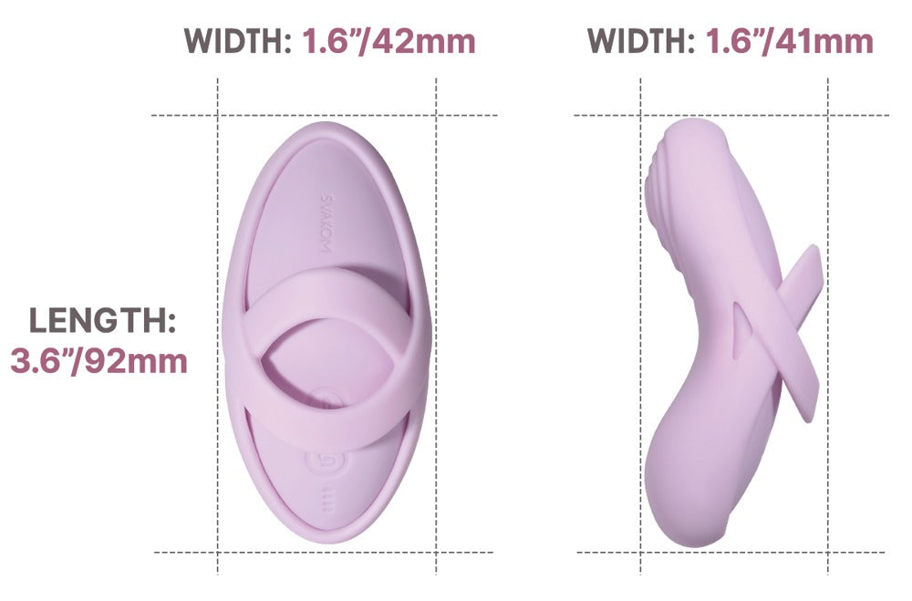 SVAKOM Echo 2 · ohebný vibrátor na prst · růžovofialová