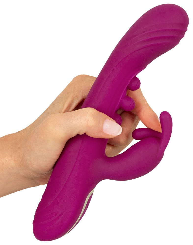 Javida 2 Function Vibrator Squirting · rabbit vibrátor s poklepem na bod G