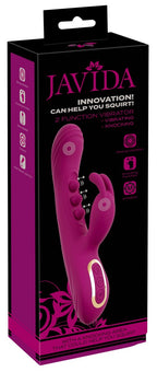 Javida 2 Function Vibrator Squirting · rabbit vibrátor s poklepem na bod G