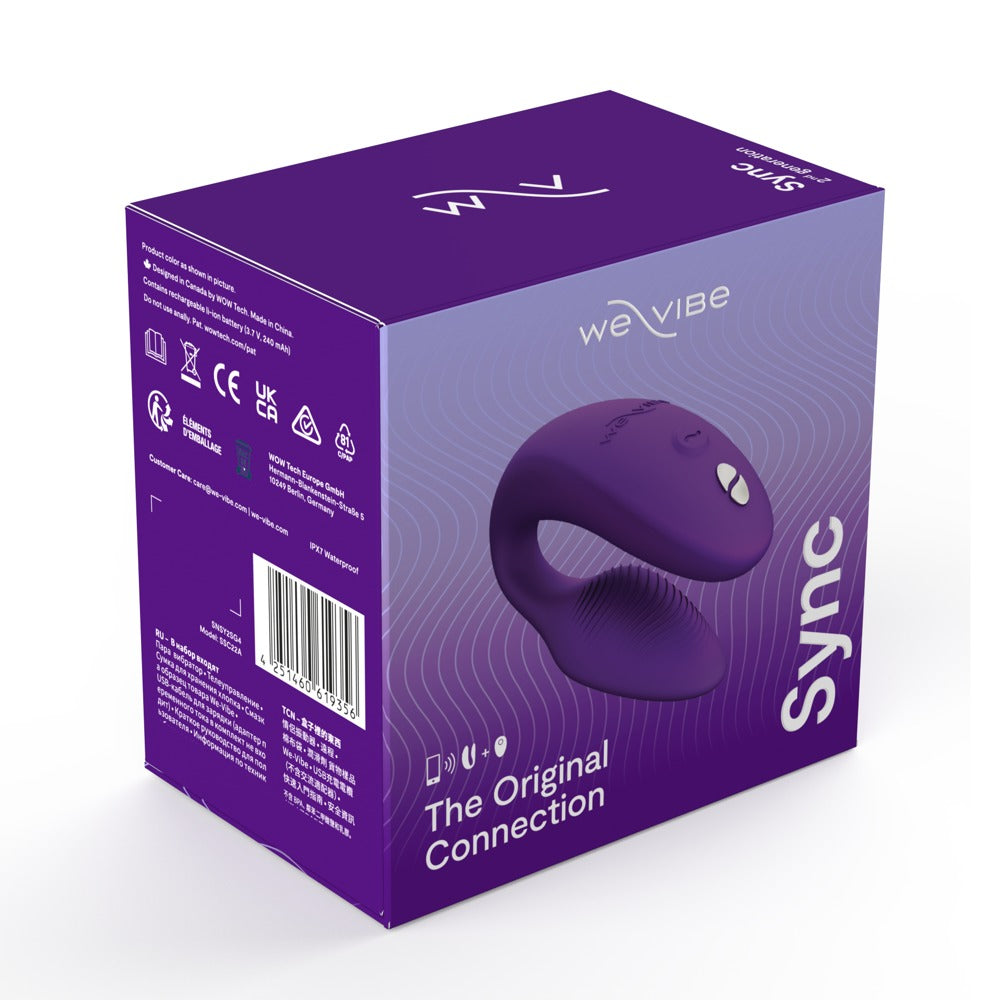 We-Vibe Sync2 · párový vibrátor s dálkovým ovládáním · fialová