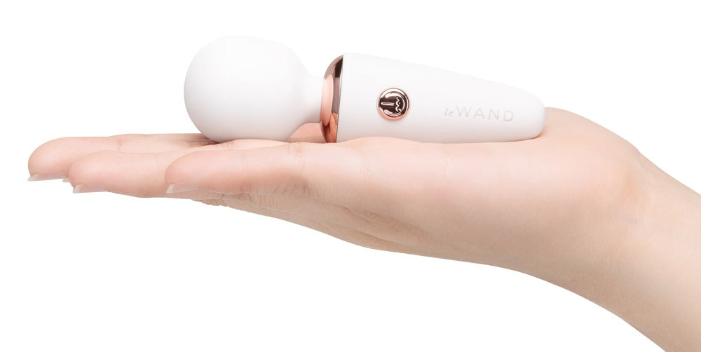 le Wand Mini Vibe Microwand · kompaktní masážní hlavice · bílá