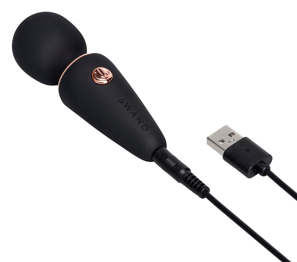 le Wand Mini Vibe Microwand · kompaktní masážní hlavice · černá