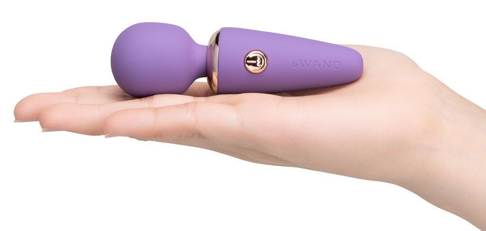 le Wand Mini Vibe Microwand · kompaktní masážní hlavice · růžovofialová