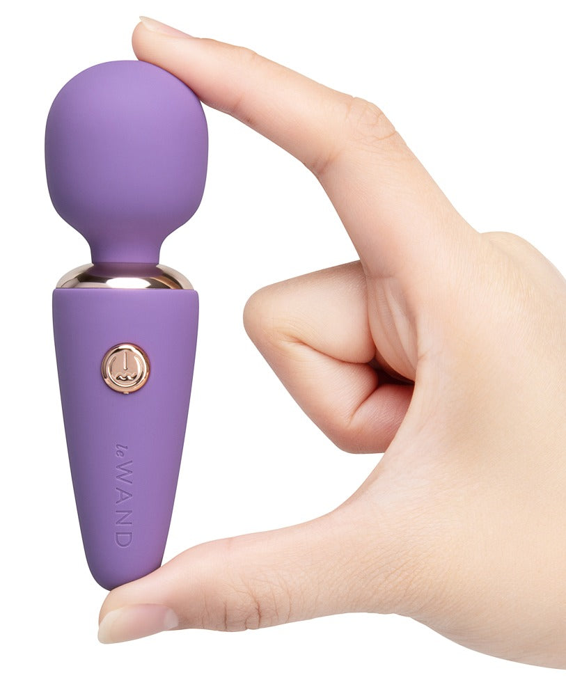 le Wand Mini Vibe Microwand · kompaktní masážní hlavice · růžovofialová