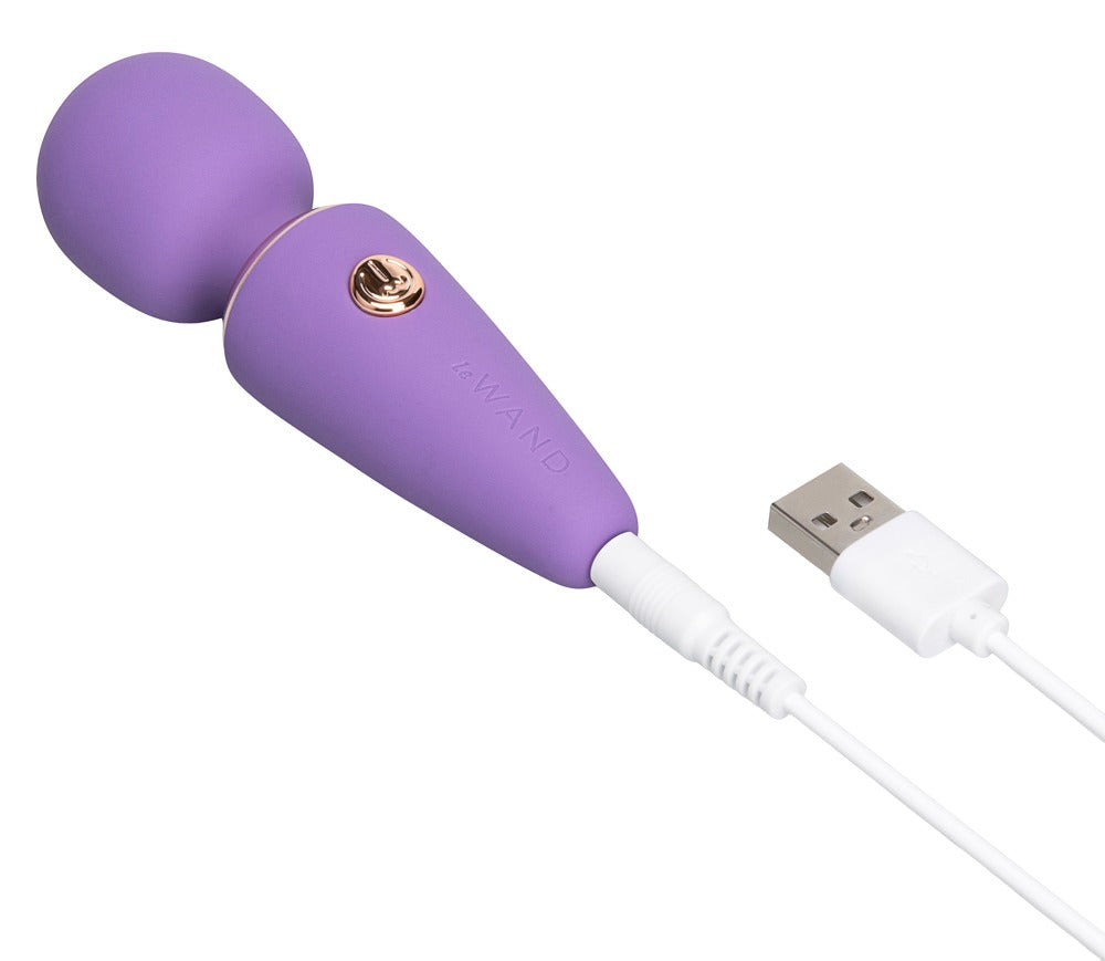 le Wand Mini Vibe Microwand · kompaktní masážní hlavice · růžovofialová