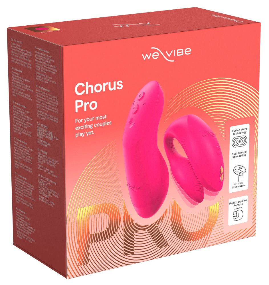 We-Vibe Chorus Pro · párový vibrátor se třemi motory, růžová