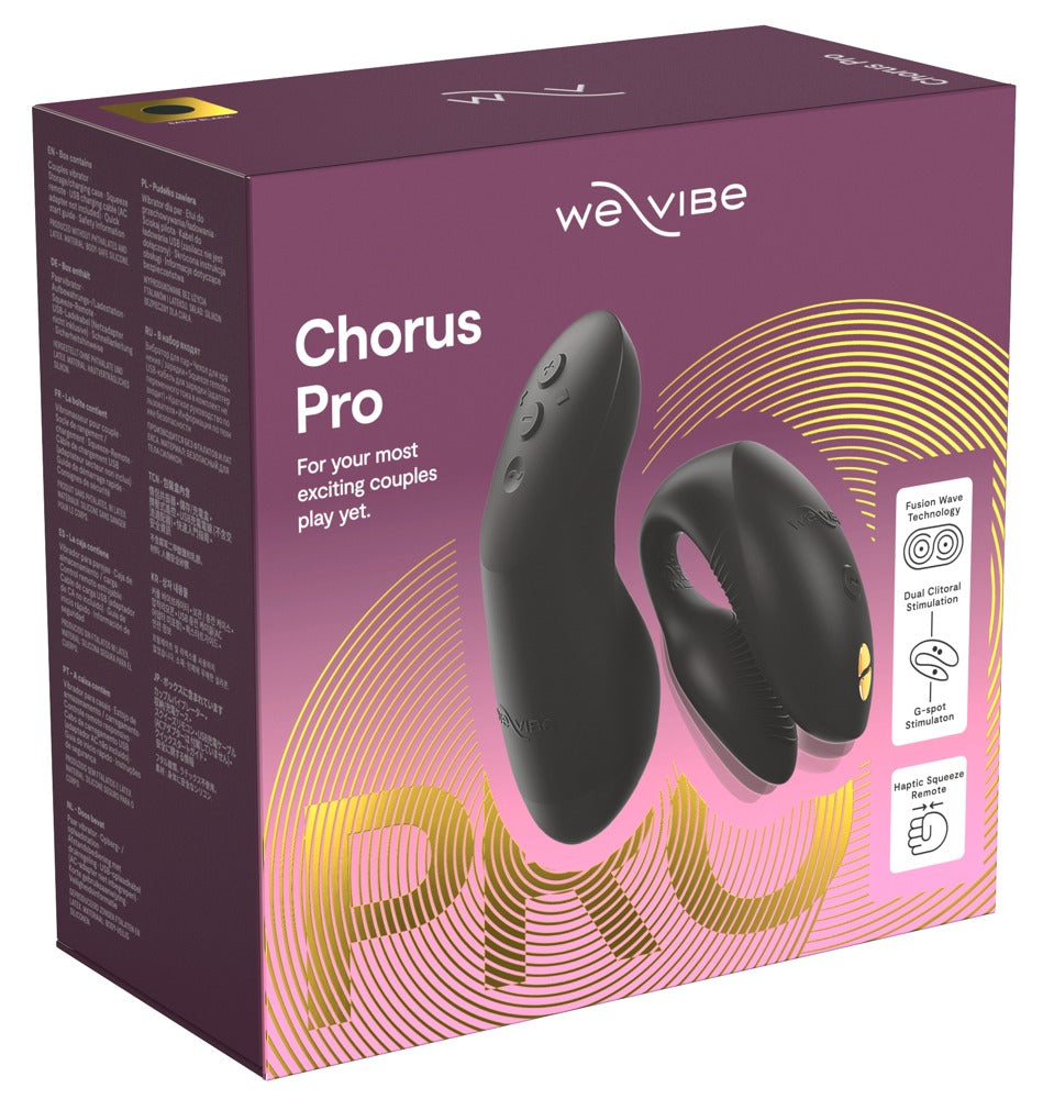 We-Vibe Chorus Pro · párový vibrátor se třemi motory, černá