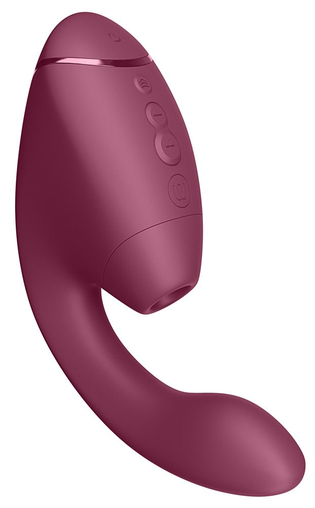 Womanizer Next Duo · duální stimulátor klitorisu a bodu G, starorůžová