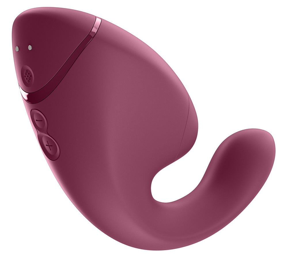 Womanizer Next Duo · duální stimulátor klitorisu a bodu G, starorůžová