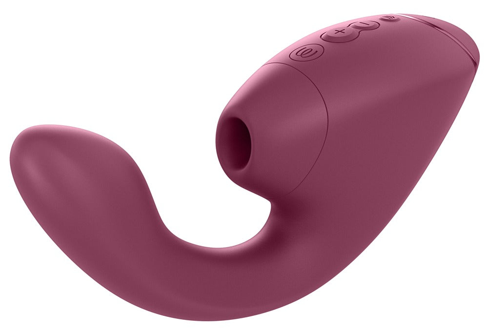 Womanizer Next Duo · duální stimulátor klitorisu a bodu G, starorůžová