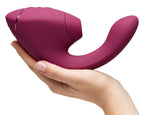 Womanizer Next Duo · duální stimulátor klitorisu a bodu G, starorůžová