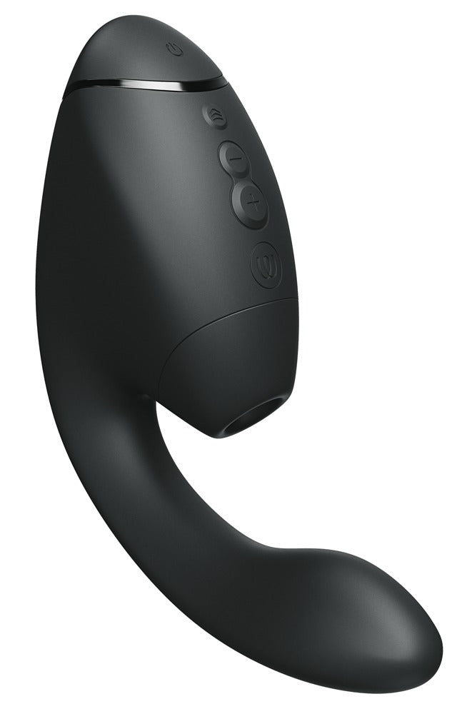Womanizer Next Duo · duální stimulátor klitorisu a bodu G, černá