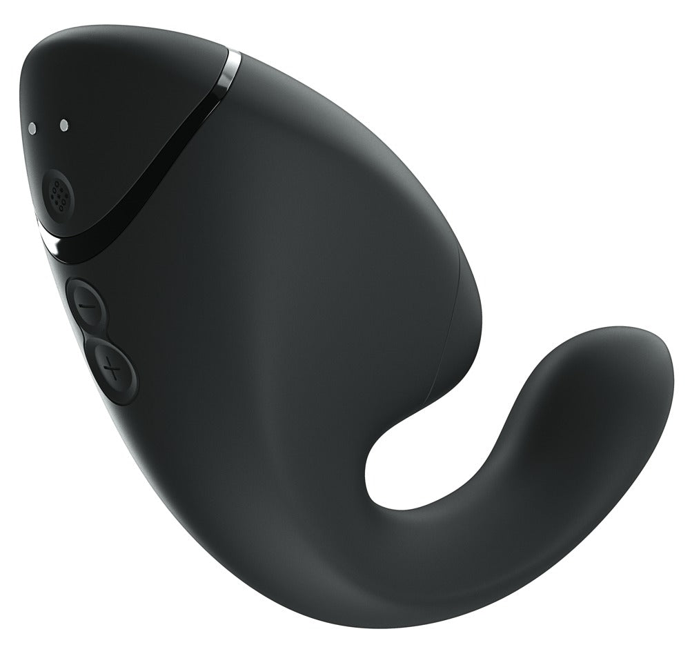 Womanizer Next Duo · duální stimulátor klitorisu a bodu G, černá