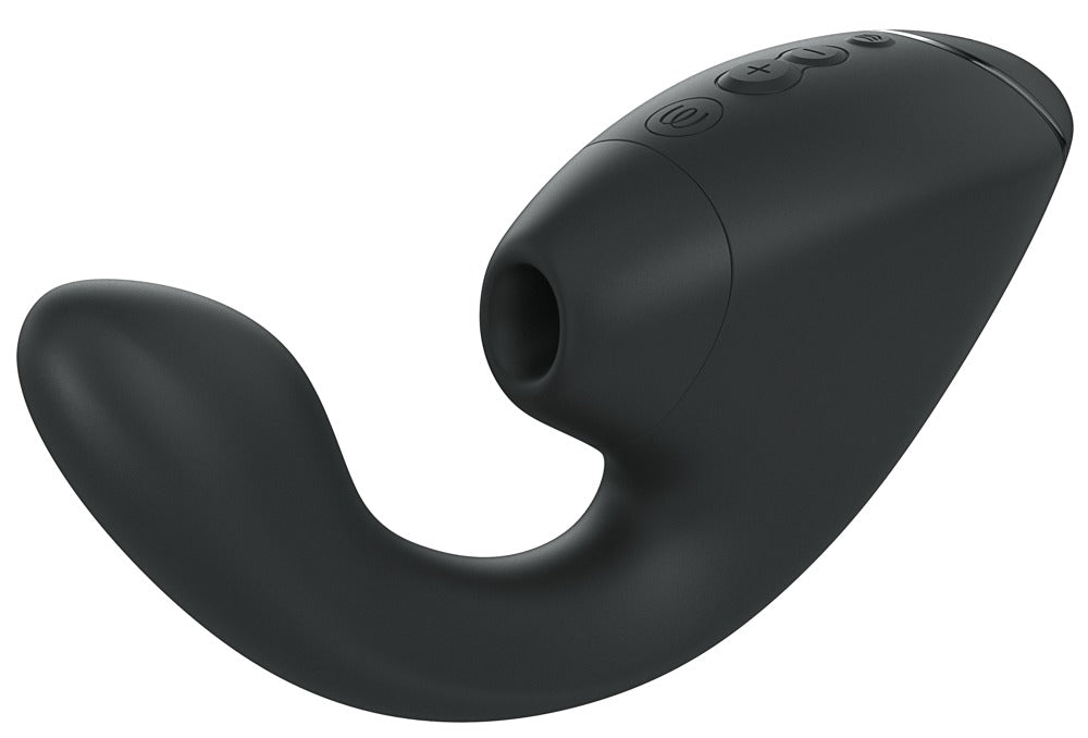 Womanizer Next Duo · duální stimulátor klitorisu a bodu G, černá