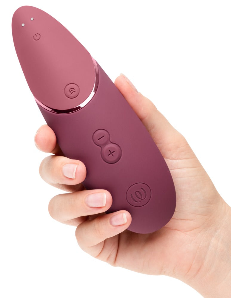 Womanizer Next · tlakový stimulátor klitorisu, starorůžová