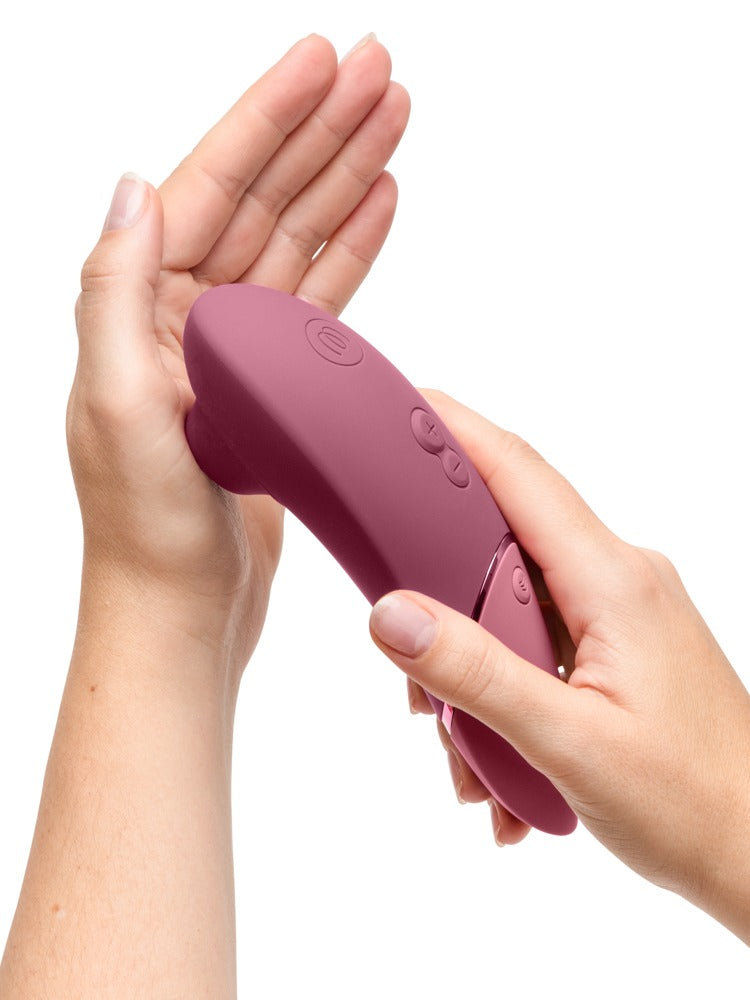 Womanizer Next · tlakový stimulátor klitorisu, starorůžová