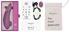 Womanizer Next · tlakový stimulátor klitorisu, starorůžová