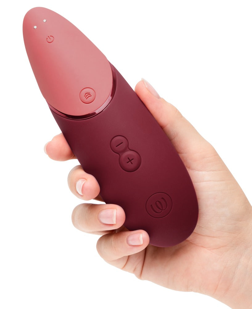 Womanizer Next · tlakový stimulátor klitorisu, bordó