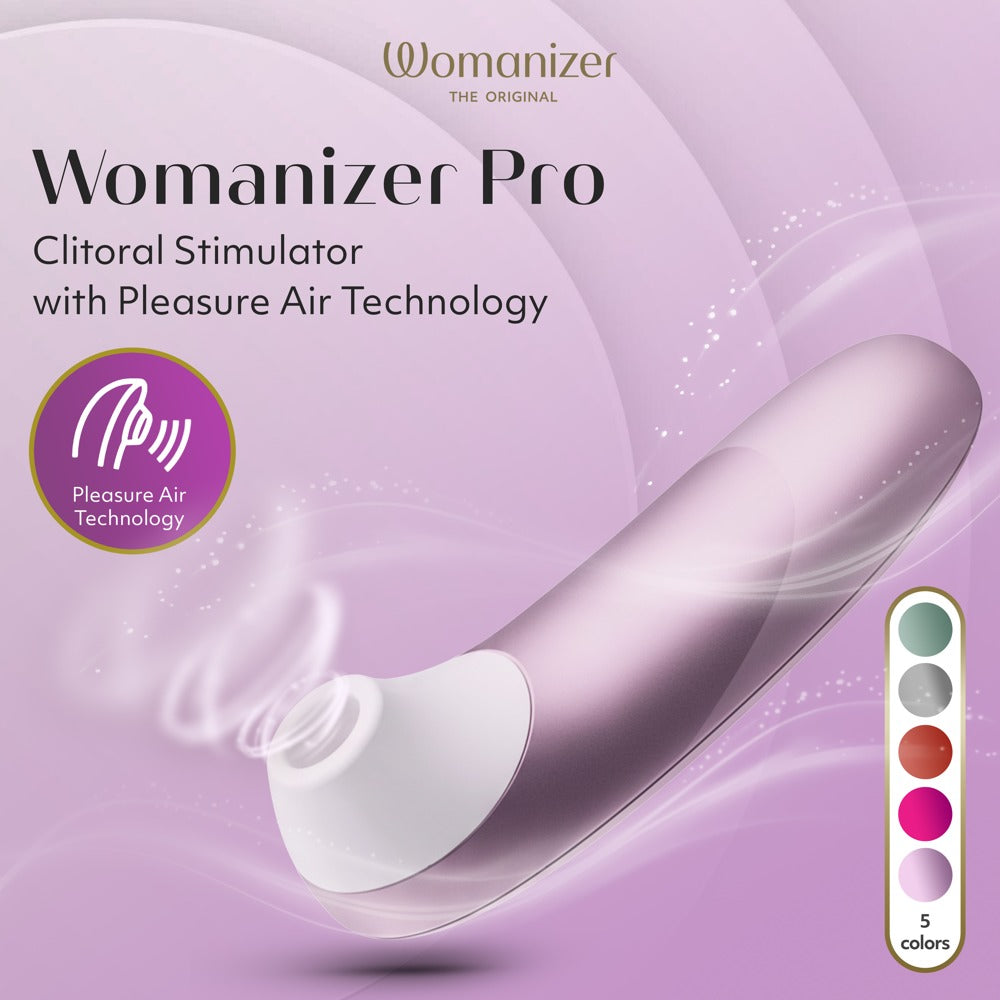Womanizer Pro · tlakový stimulátor klitorisu, lila