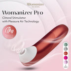 Womanizer Pro · tlakový stimulátor klitorisu, červená