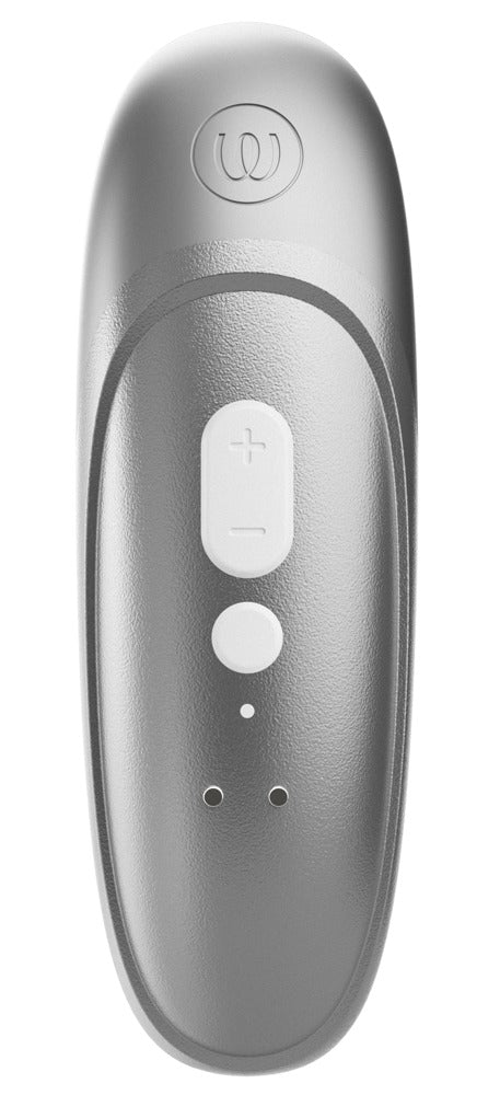 Womanizer Pro · tlakový stimulátor klitorisu, stříbrná