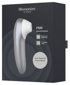 Womanizer Pro · tlakový stimulátor klitorisu, stříbrná