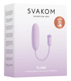 Svakom Plume · bullet vibrátor s ohebným kartáčkem, pastelová lila