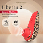 Womanizer Liberty 2 · tlakový stimulátor klitorisu · leopardí vzor