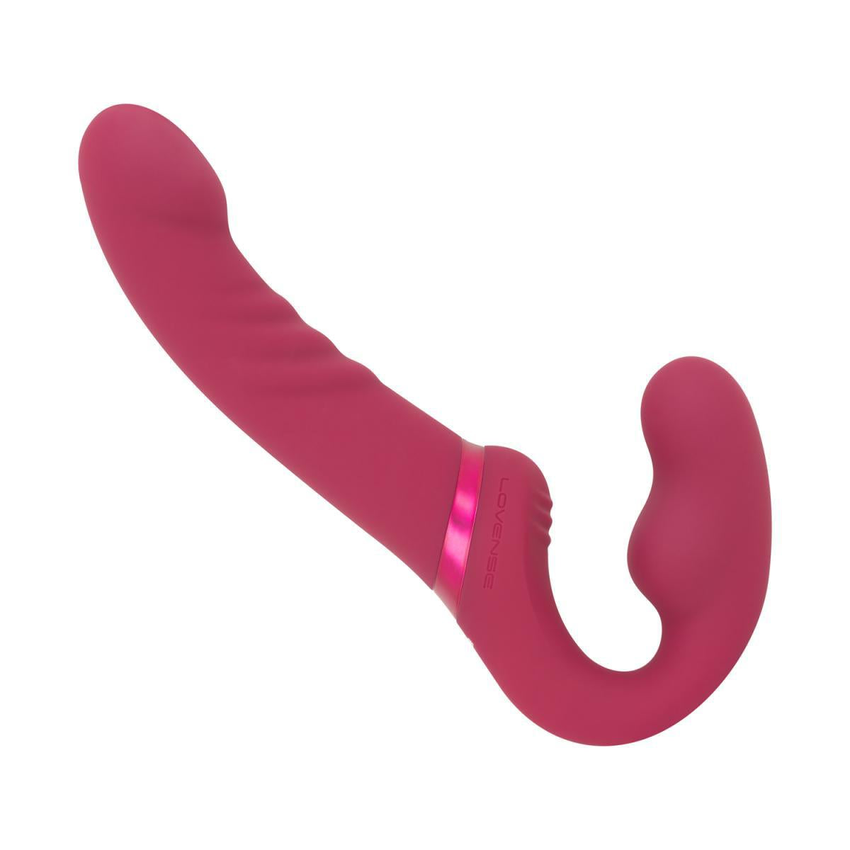 Lovense Lapis · dvojitý strap-on vibrátor bez pásků