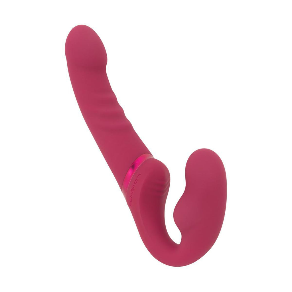 Lovense Lapis · dvojitý strap-on vibrátor bez pásků