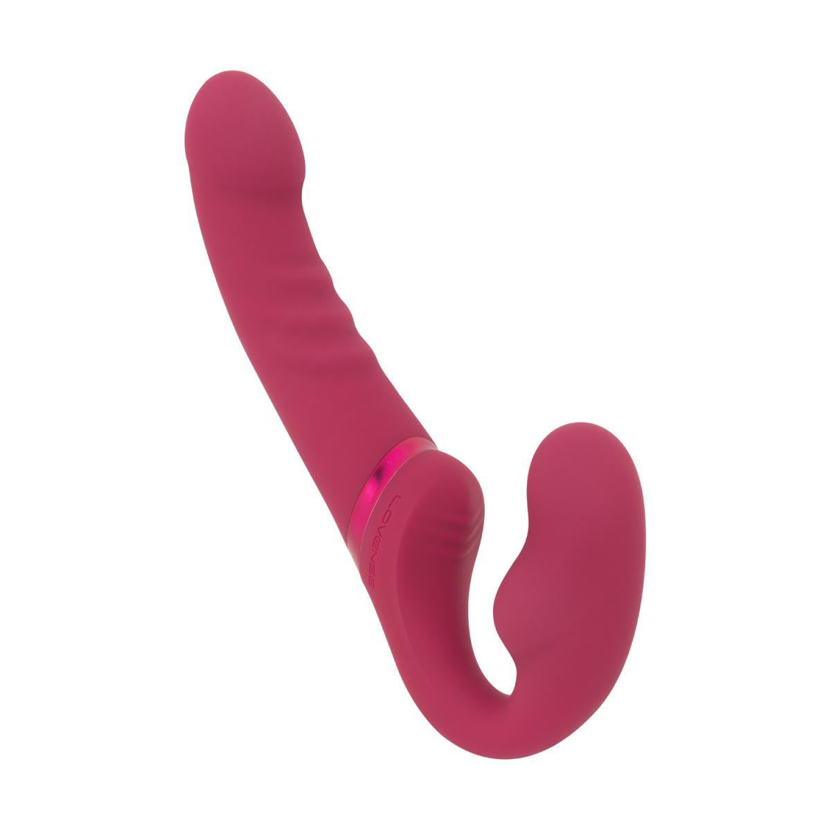 Lovense Lapis · dvojitý strap-on vibrátor bez pásků