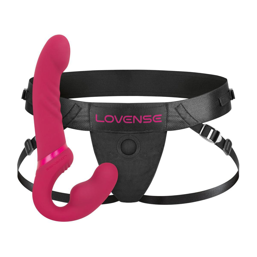 Lovense Lapis · dvojitý strap-on vibrátor bez pásků