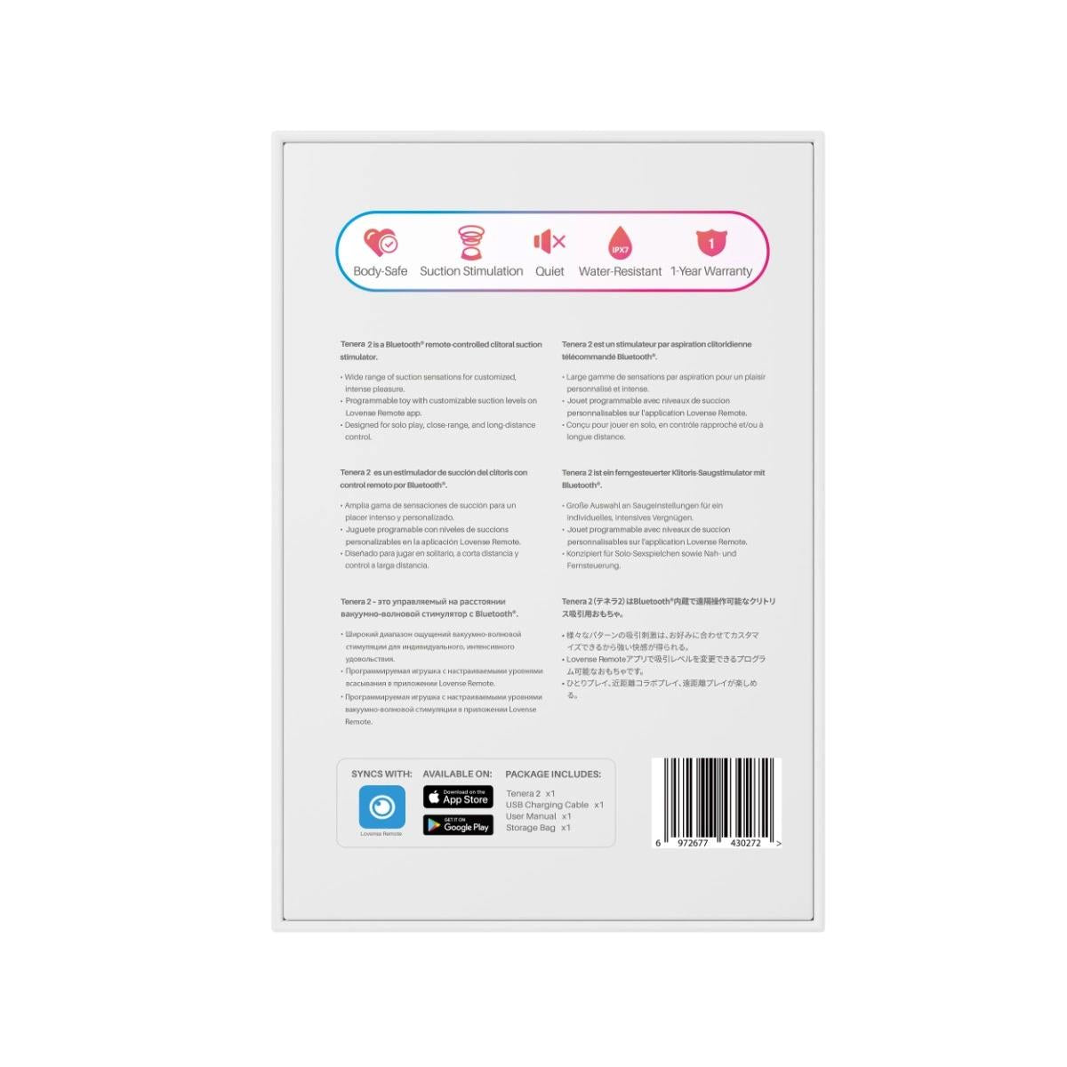 Lovense Tenera 2 Clitoral Suction Stimulator